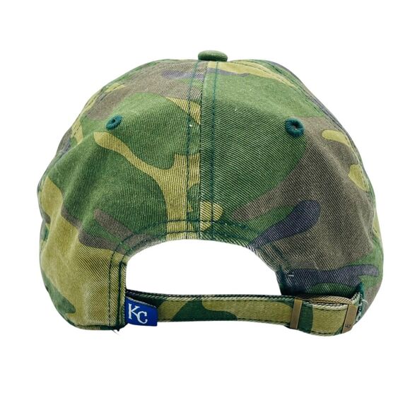 MLB ‘47 Brand Kansas City Royals Camouflage Strapback Hat - Picture 4 of 5